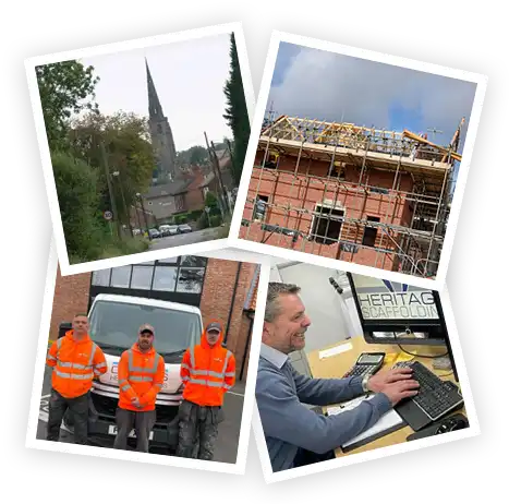 Scaffolding in Kegworth Scaffolding in Kegworth. Village photo by Mat Fascione, CC BY-SA 2.0, https://commons.wikimedia.org/w/index.php?curid=13087081